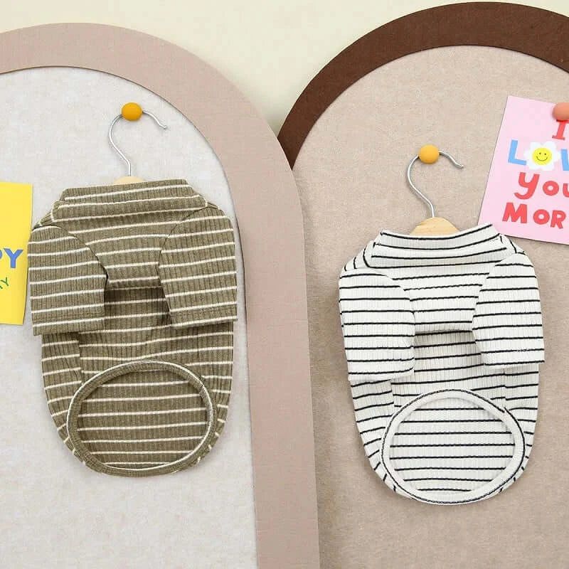 Pet Dog Vest Summer T-Shirt 2025 - Striped Dog Clothes