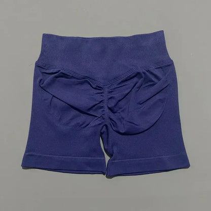 HISTELLO Women’s Seamless Scrunch Workout Shorts