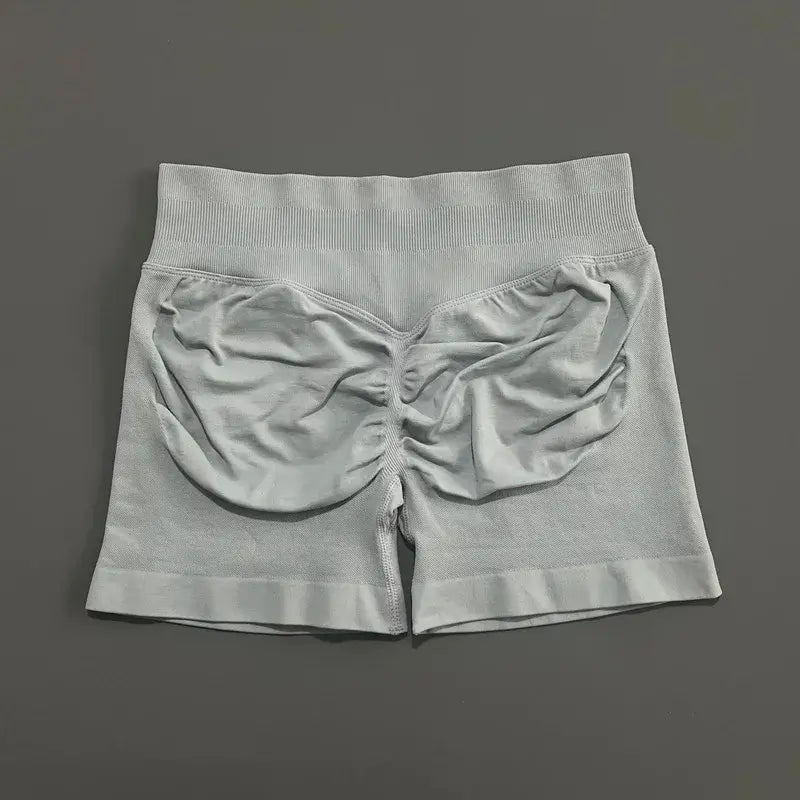 HISTELLO Women’s Seamless Scrunch Workout Shorts