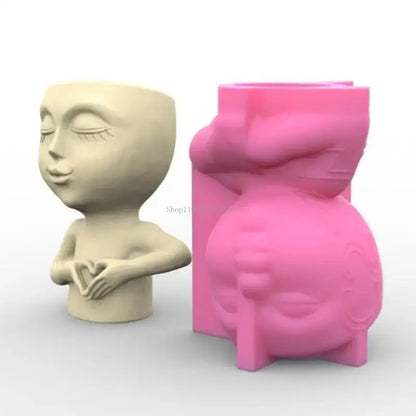 silicone resin flower pot mold