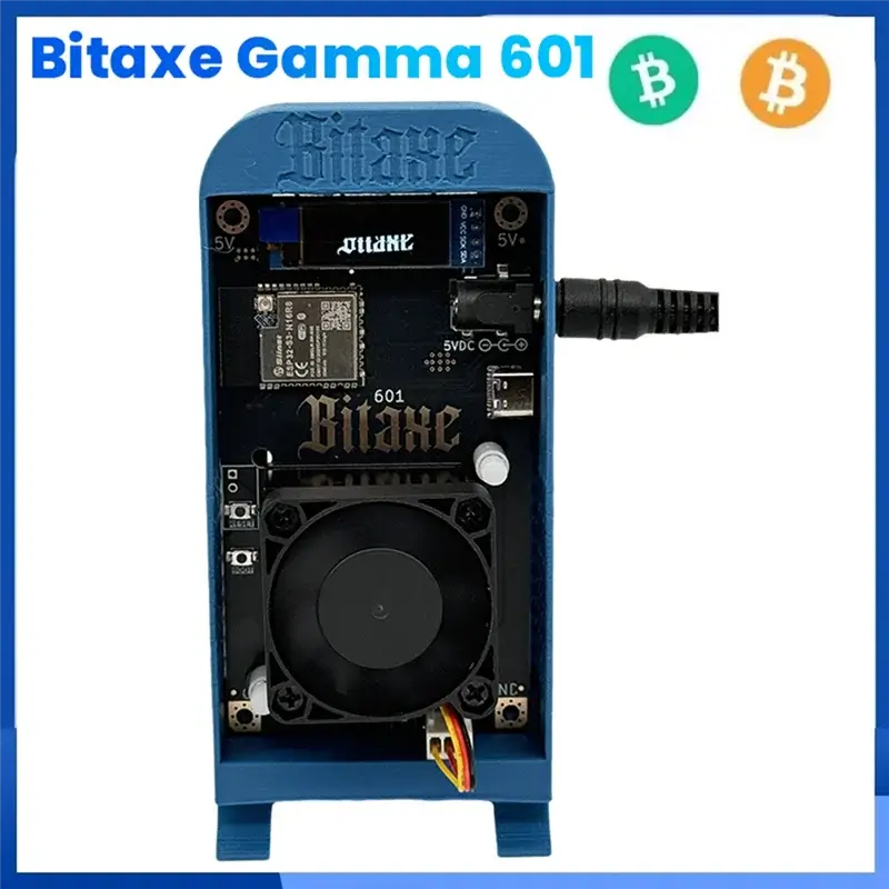 Bitaxe Gamma 601 1.2TH/S 18-22W BTC Solo Lottery Miner BM1370 Asic Bitcoin Crypto Miner From Antminer S21 Pro US PLUG-N36R