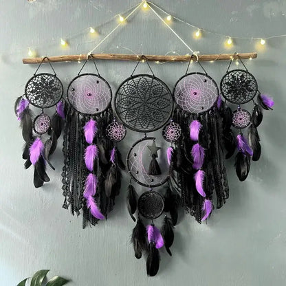 Macrame Dream Catcher Modern Dream Catchers Interior Aesthetic Dreamcatcher Decorative Luxury Dreamcatchers Hanging Decoration
