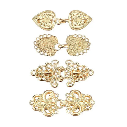 Set Vintage Sweater Duck Clip Cape Cloak Fastener for Dress Shirt Cardigan Shawl Collar Clasp Back Cinch Clip for Women Clothing