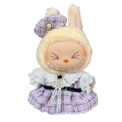 17cm Fashion Doll labubu Clothing Accessories Set Suitable for Boys Cute Plush  Doll Clothes Suitable for Fashion