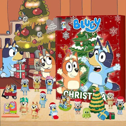2024 New 24pcs Bluey Dog Blind Box Decoration Ornaments Children&