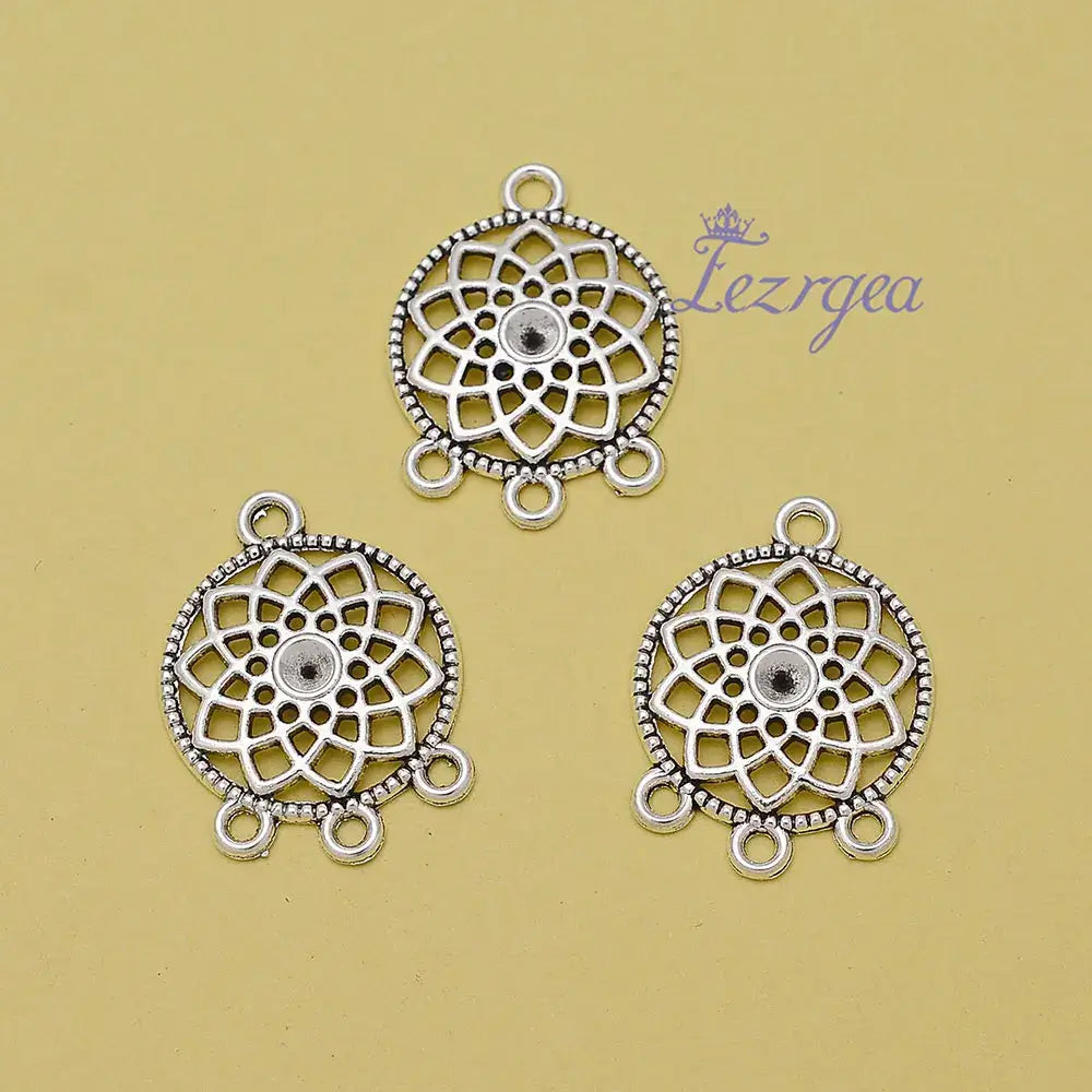 Dream Catcher Charms Dreamcatcher Connector Pendants For Diy Jewelry Making Materials Supplies Accessories