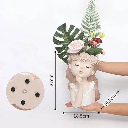 humanoid vase planter