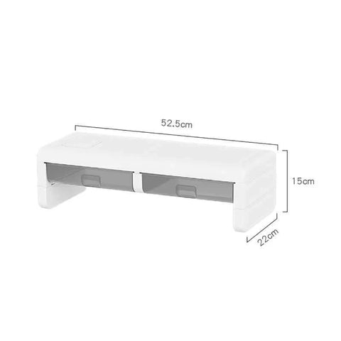 Desktop Computer Monitor Stand Raiser Multi-Function Storage Shelf 2.