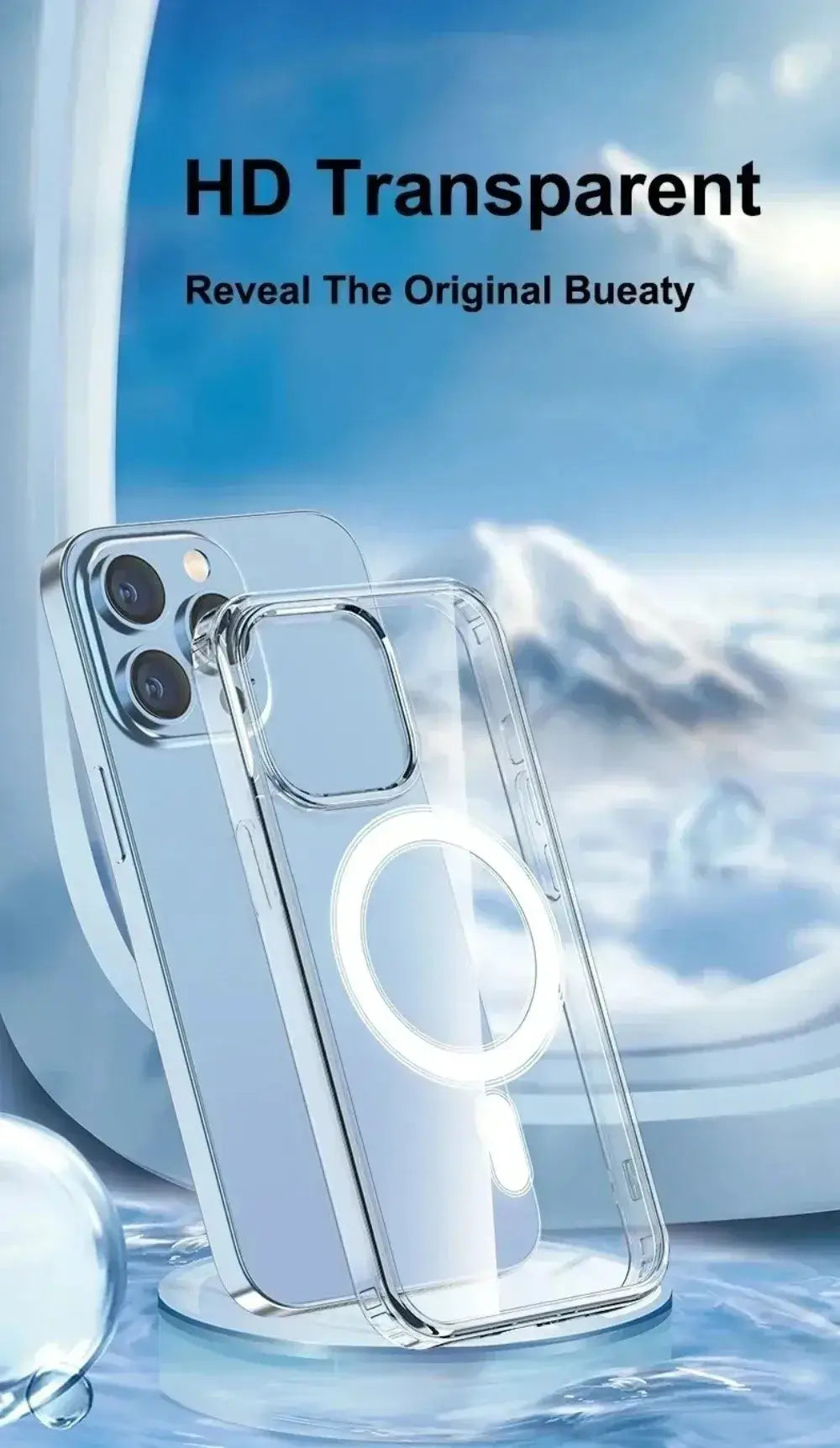 Clear Magnetic iPhone Case