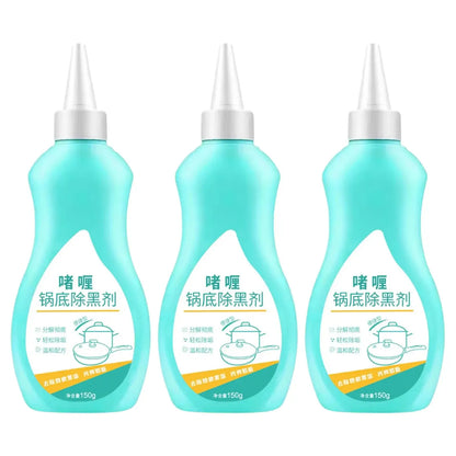 150ml Pots And Pan Cleaner Kitchen Cleaning Black Pot Bottom Gel Cleaner To Remove Black Scale From Stainless Steel Black Pot
