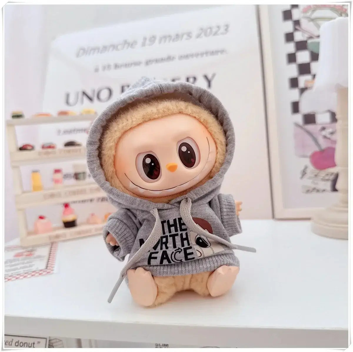 Labubu Doll Clothes Hoodie &amp; Pants Set | 15/17cm Dolls