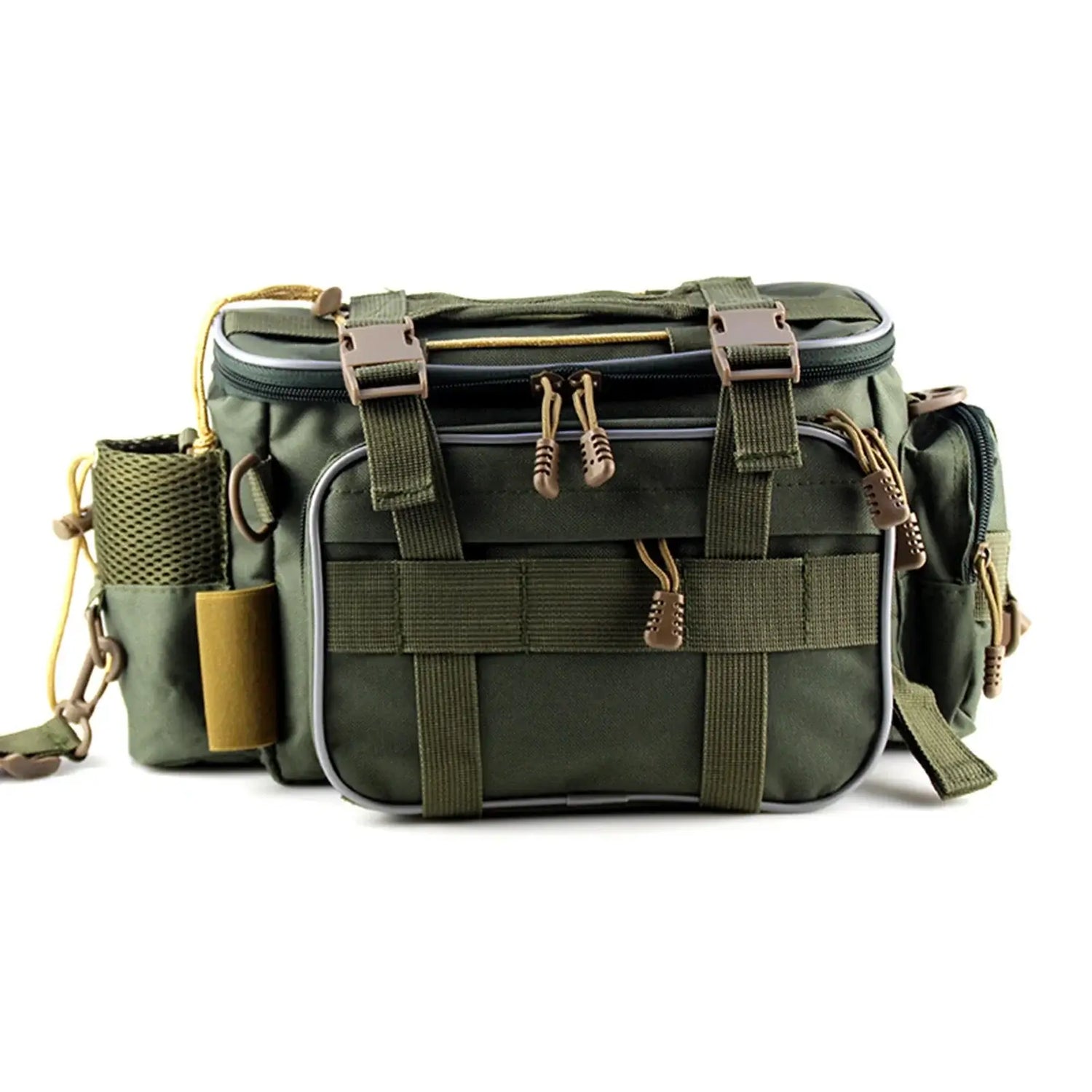 Fishing Tackle Bag Fishing Gear Storage Bag Organizer Waist Bag Messenger Bag Handbag   Fishing Gear Bag Fishing Accessories
