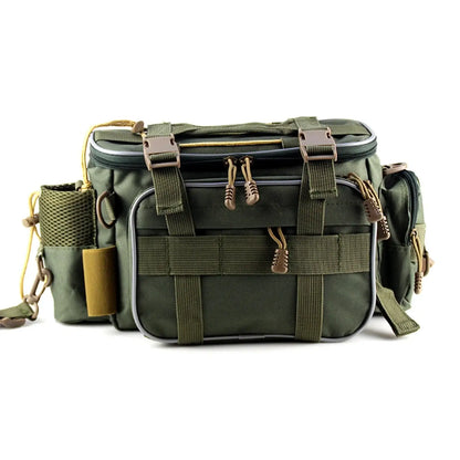 Fishing Tackle Bag Fishing Gear Storage Bag Organizer Waist Bag Messenger Bag Handbag   Fishing Gear Bag Fishing Accessories
