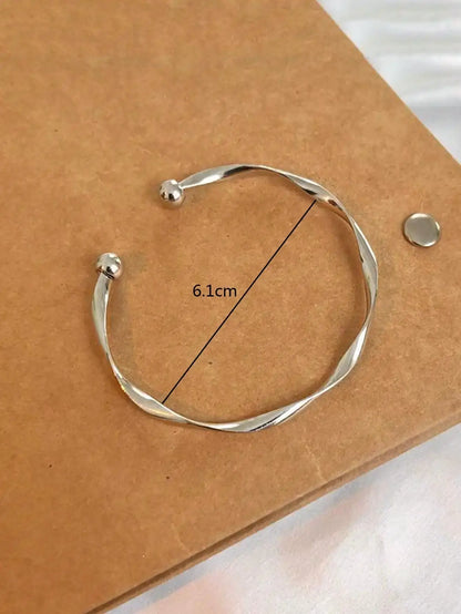 Textured Hammered Cuff Bracelet for Women, Adjustable Minimalist Stackable Wristband, Tarnish-Resistant Durable Everyday Jewelry, Chic Modernist Hand Accessories