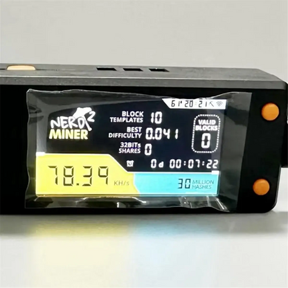 New Arrival NerdMiner V2 78kh/S Hashrate Bitcoin Nerd Miner BTC Lottery Miner Solo Btc Crypto Miner Mining Machine with Display