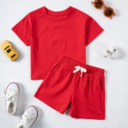 Summer Tracksuit Set for Kids - 0-6Y Sports Wear