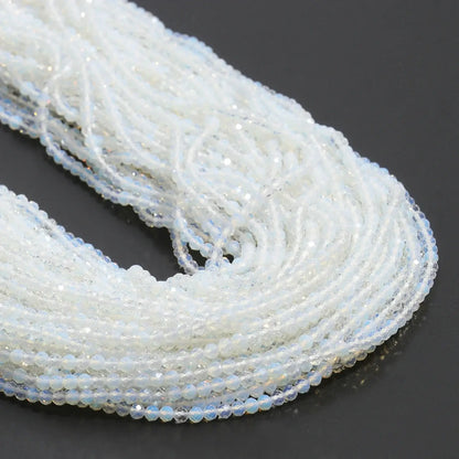 2 3 4mm Faceted Tiny Beads Natural Aquamarine Lapis Lazuli Tourmaline Amethyst Stone Beads for Jewelry Making 2030