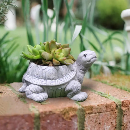 turtle planter pot
