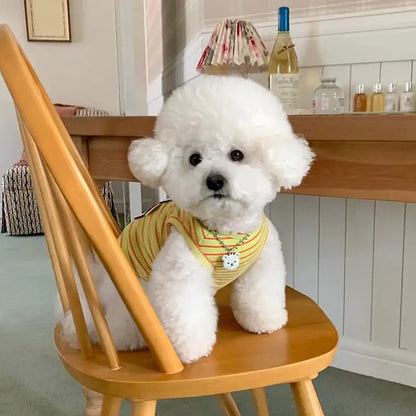 Summer Dog Clothes - Classic Striped Pet Vest