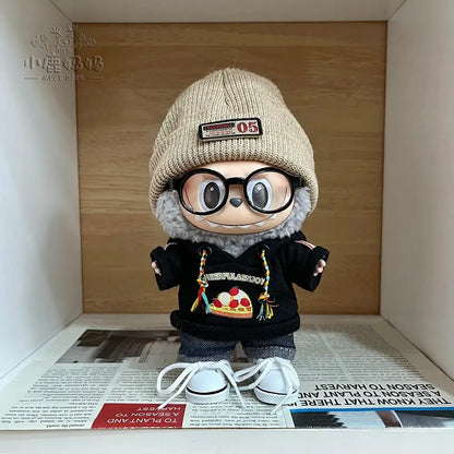 17cm Labubu Doll Hoodie Outfit - DIY Gift Idea