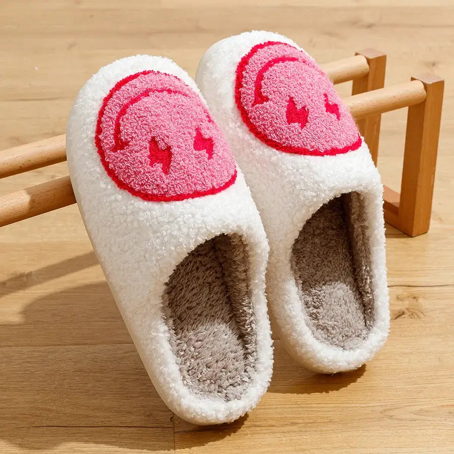 cute fluffy winter slippers