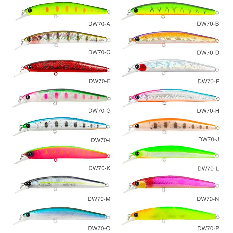 TSURINOYA 100SP Suspending Minnow Fishing Lure DW70 100mm 9.5g