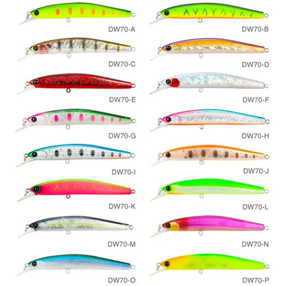 TSURINOYA 100SP Suspending Minnow Fishing Lure DW70 100mm 9.5g.