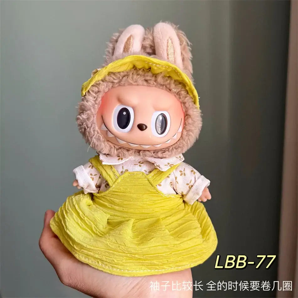 Labubu 17cm Doll Clothes Set - DIY Accessories &amp; Toys