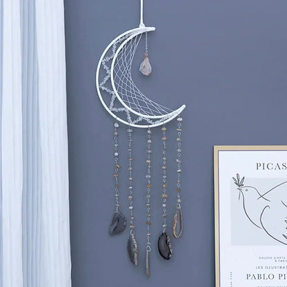 purple crystal dream catchers