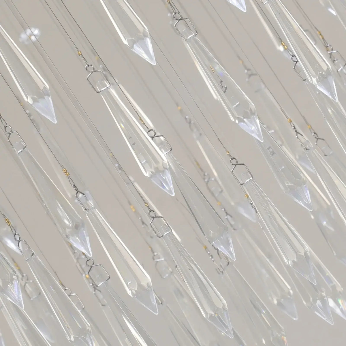 Modern Crystal Chandelier, Raindrop &amp; Ring Styles