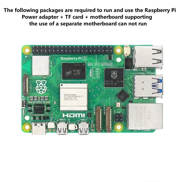 New Original Raspberry Pi 5 4GB 8GB Development Board Computer AI Artificial Intelligence Module Python Programming Linux Kit