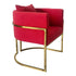 Red and Gold Sofa Chair