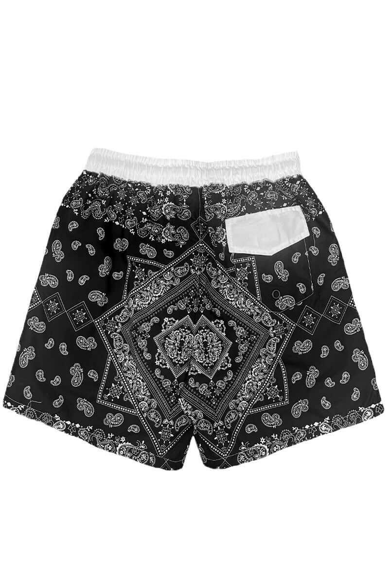 Paisley Print Swim Shorts.