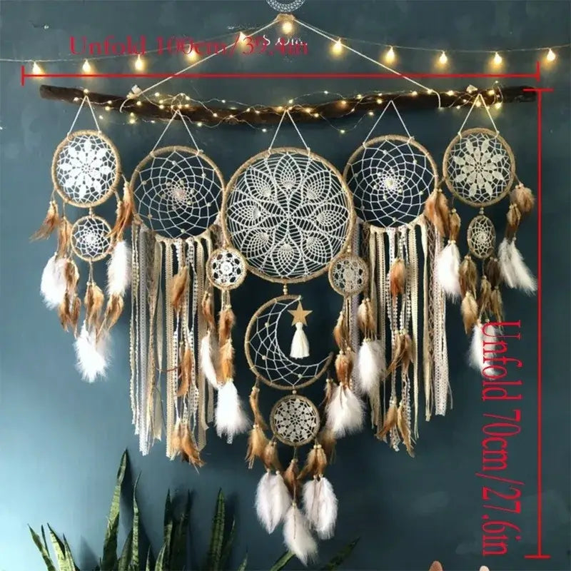 Macrame Dream Catcher Modern Dream Catchers Interior Aesthetic Dreamcatcher Decorative Luxury Dreamcatchers Hanging Decoration