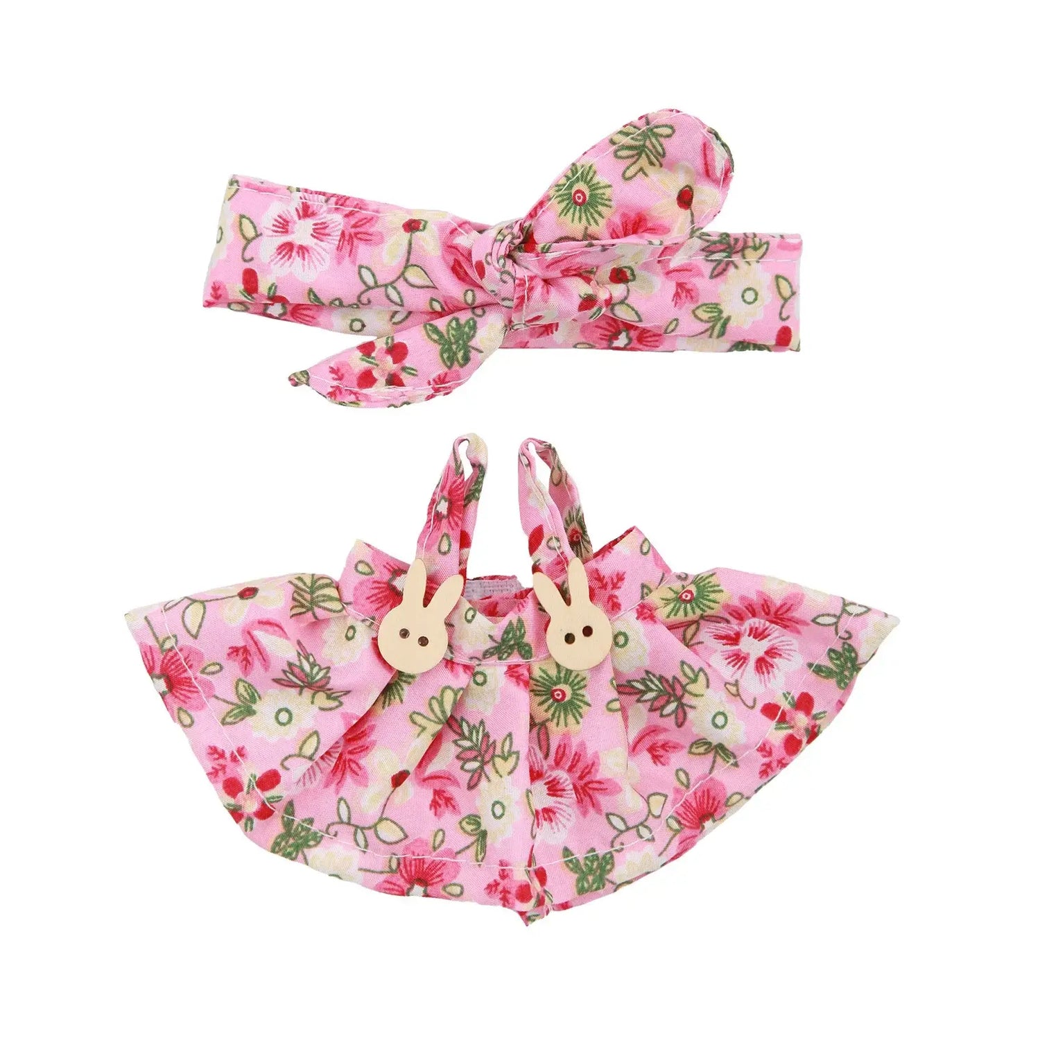 Lububu Clothes for 15-17CM Doll - Floral Dress Set