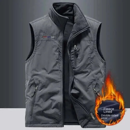 Work Vest Men Photography Clothing MAN Tactical Military Winter.