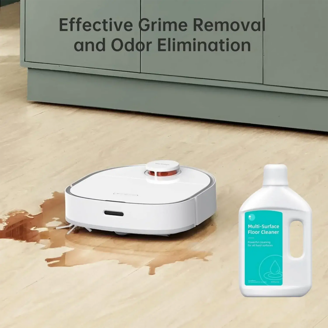 Floor Cleaning Solution Compatible with Matrix Series / Aqua10 Series/X Series / Aqua10 Series/L Series Robot Vacuum and Mop 1L