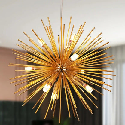 GreeLustr Gold Firework-Style LED Chandelier, 44 or 65 cm