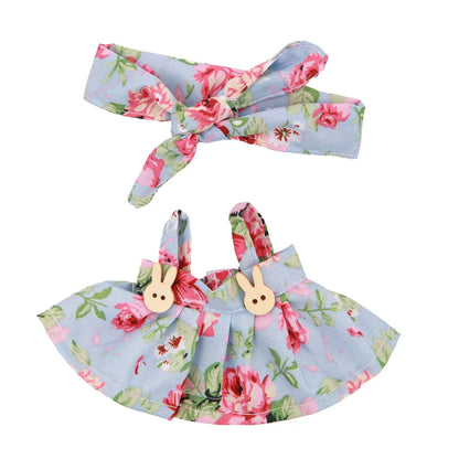 Lububu Clothes for 15-17CM Doll - Floral Dress Set