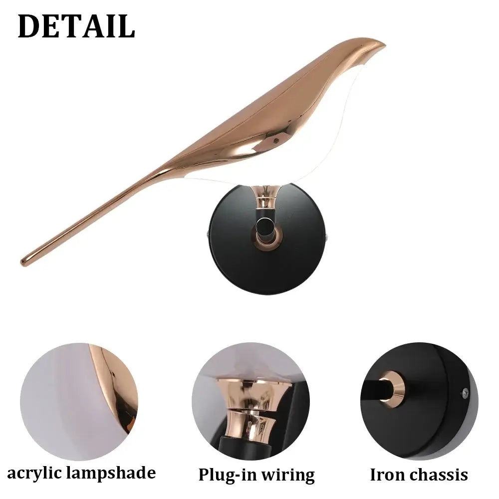 Modern Bird LED Pendant &amp; Wall Lighting