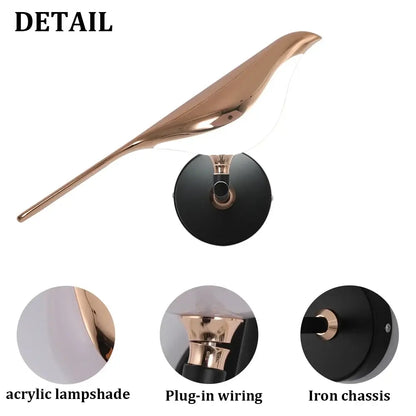 Modern Bird LED Pendant &amp; Wall Lighting