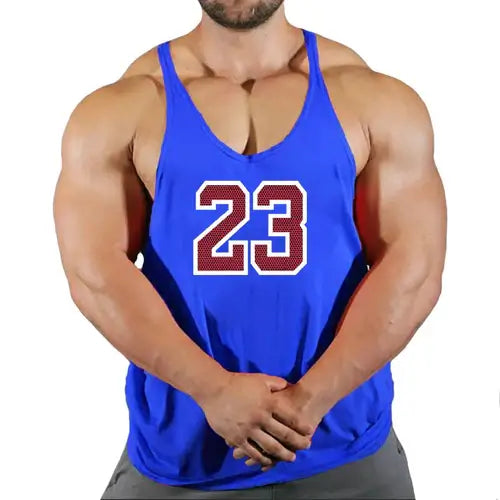 Sport Brand Vest Muscle Gym Mens Back Tank Top Sleeveless Stringer.