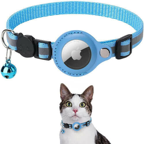 Reflective Airtag Case Collar for Cats and Dogs.