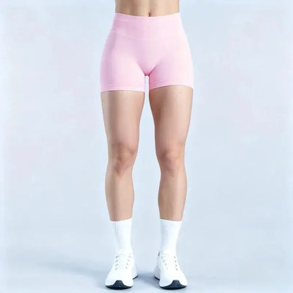 HISTELLO Women’s Seamless Scrunch Workout Shorts