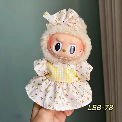 Labubu 17cm Doll Clothes Set - DIY Accessories &amp; Toys