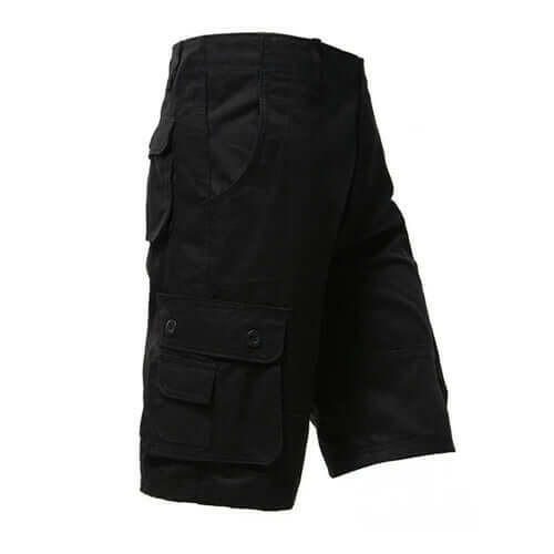 Mens Casual Cargo Shorts with Side Pockets.