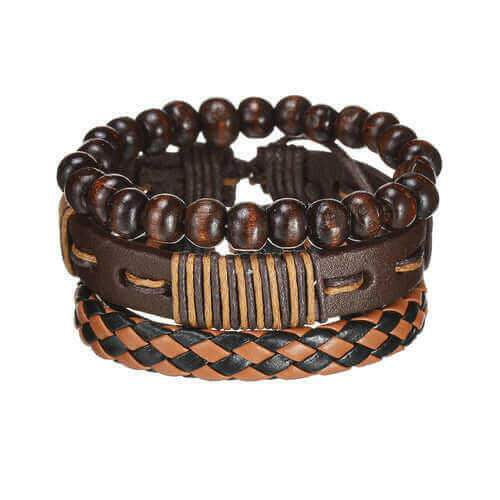 Mens Modern Multilayered Bracelet.