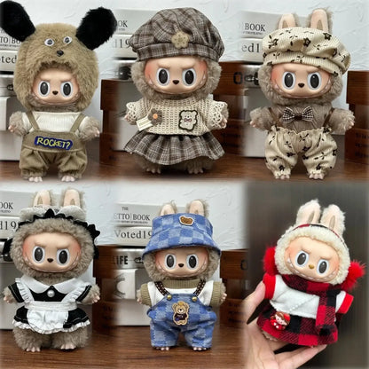Labubu clothes plush toy outfits