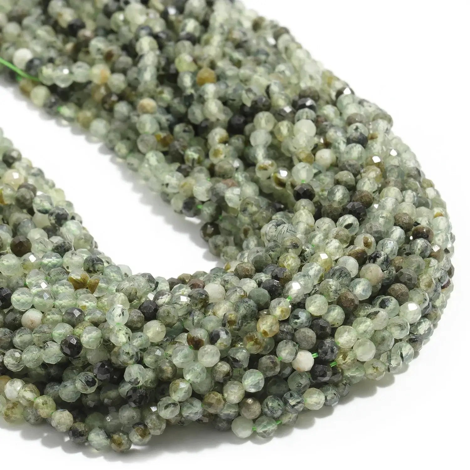 2 3 4mm Faceted Tiny Beads Natural Aquamarine Lapis Lazuli Tourmaline Amethyst Stone Beads for Jewelry Making 2030
