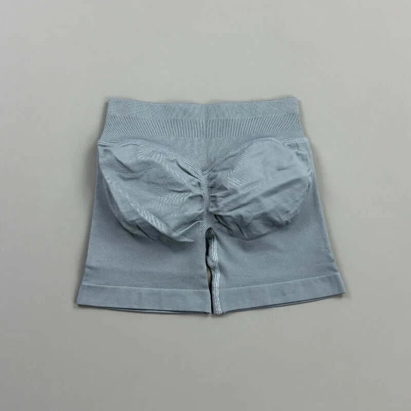 HISTELLO Women’s Seamless Scrunch Workout Shorts
